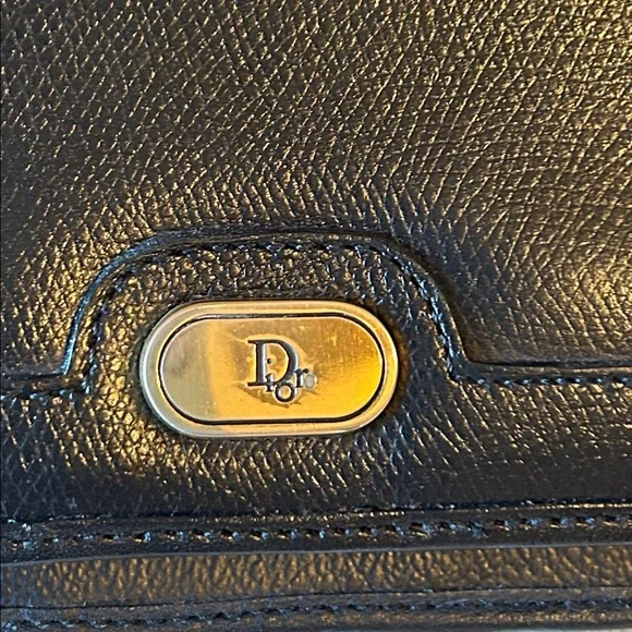 Dior Black Grain Leather Chain Crossbody Shoulder Bag - Picture 4 of 13